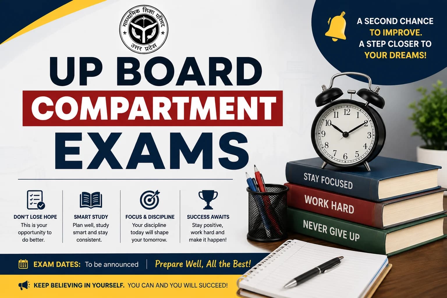 UP Board Compartment Exam 2026 preparation